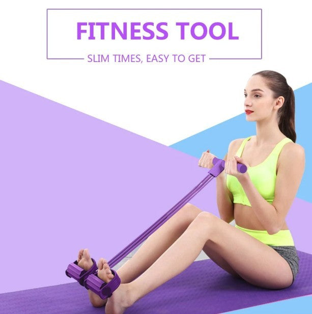 Portable Fitness Resistance Band with Pedalslider_item_3
